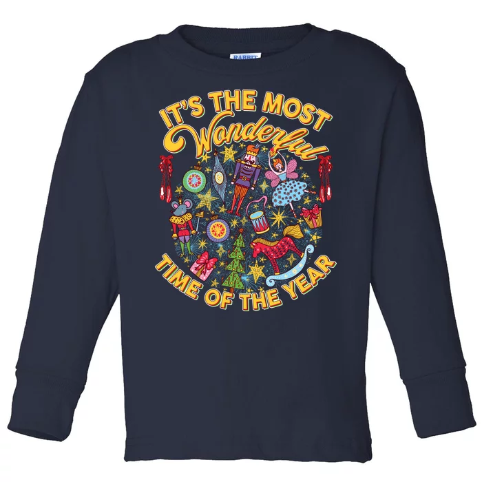 It's The Most Wonderful Time Of The Year Toddler Long Sleeve Shirt