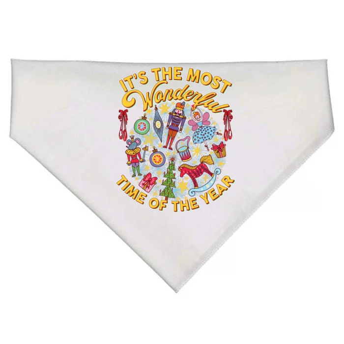 It's The Most Wonderful Time Of The Year USA-Made Doggie Bandana