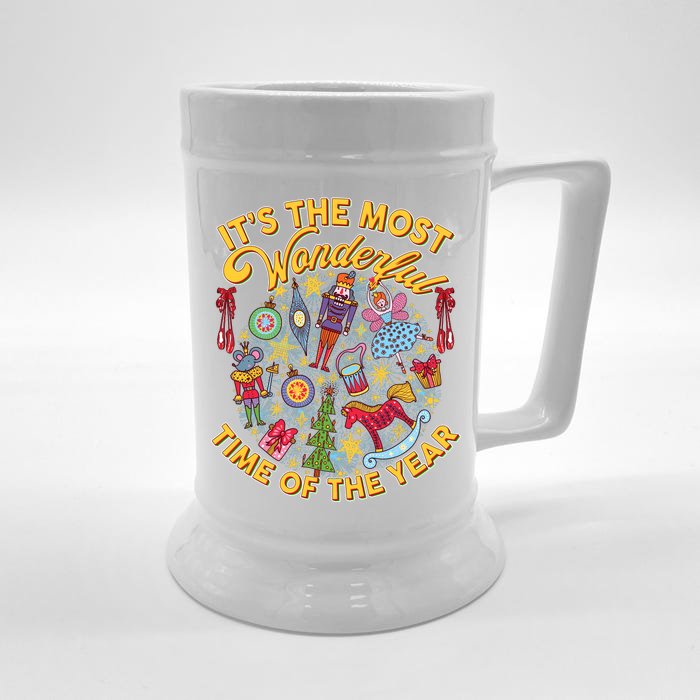 It's The Most Wonderful Time Of The Year Front & Back Beer Stein