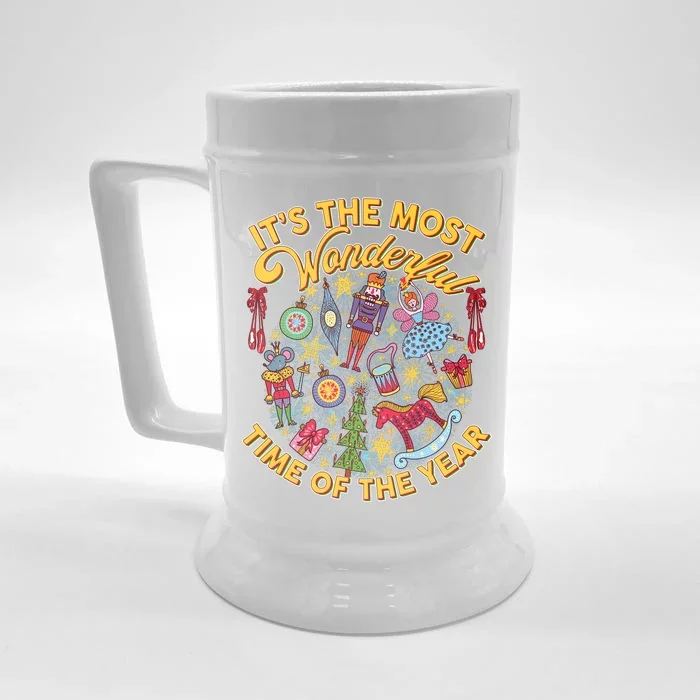 It's The Most Wonderful Time Of The Year Front & Back Beer Stein