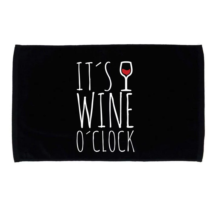 It's Wine O'Clock Microfiber Hand Towel