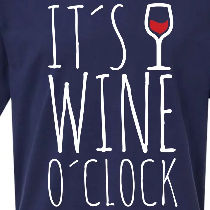 It's Wine O'Clock Sueded Cloud Jersey T-Shirt