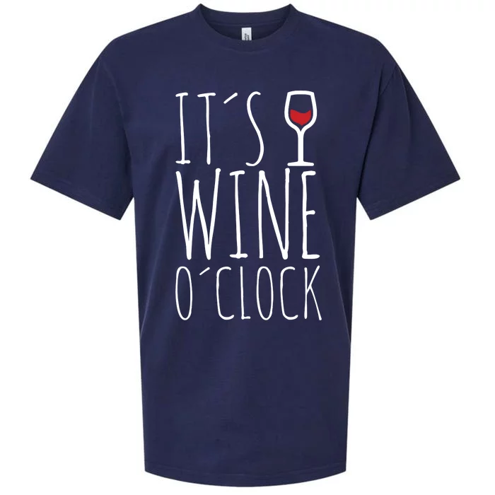 It's Wine O'Clock Sueded Cloud Jersey T-Shirt