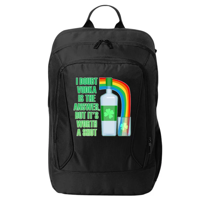 It's Worth a Shot of Vodka City Backpack