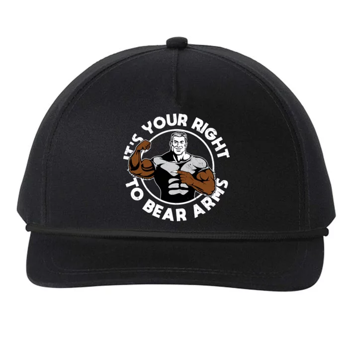 It's Your Right To Bear Arms Snapback Five-Panel Rope Hat