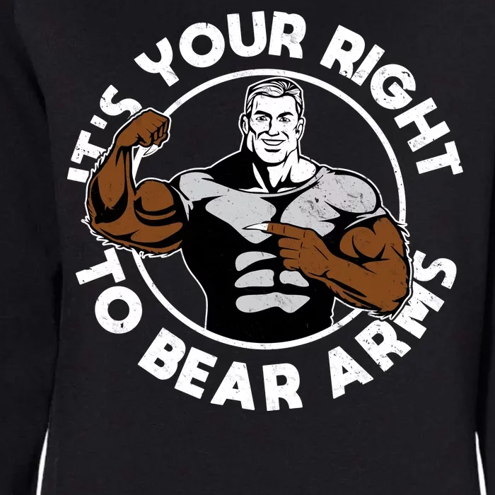 It's Your Right To Bear Arms Womens California Wash Sweatshirt