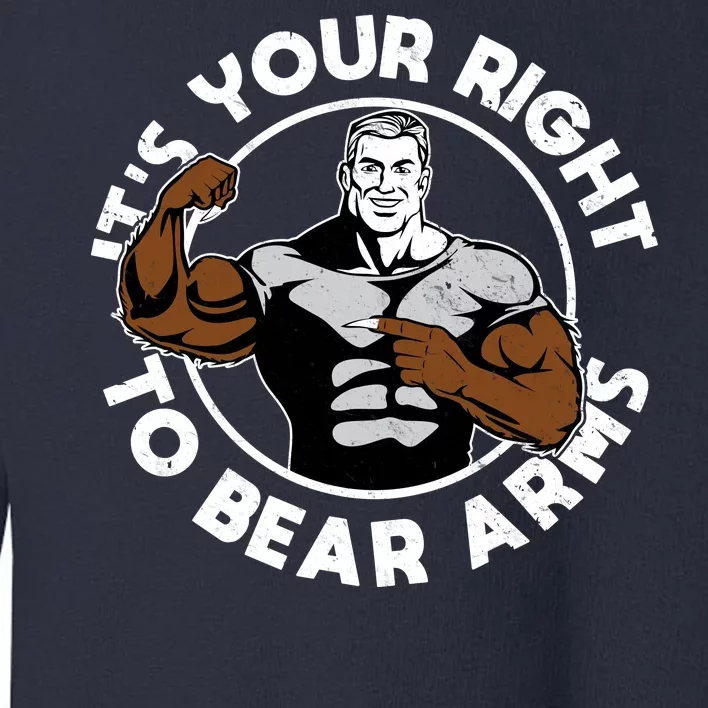 It's Your Right To Bear Arms Toddler Sweatshirt