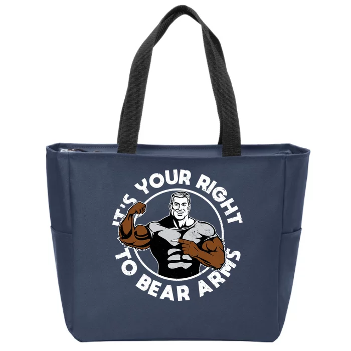 It's Your Right To Bear Arms Zip Tote Bag