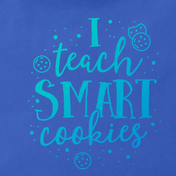 I Teach Smart Cookies Funny Teacher Gift Kindergarten Team Gift Zip Tote Bag