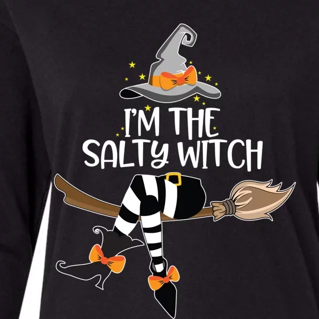 Im The Salty Witch Halloween Matching Group Costume Gift Womens Cotton Relaxed Long Sleeve T-Shirt