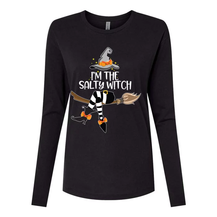 Im The Salty Witch Halloween Matching Group Costume Gift Womens Cotton Relaxed Long Sleeve T-Shirt