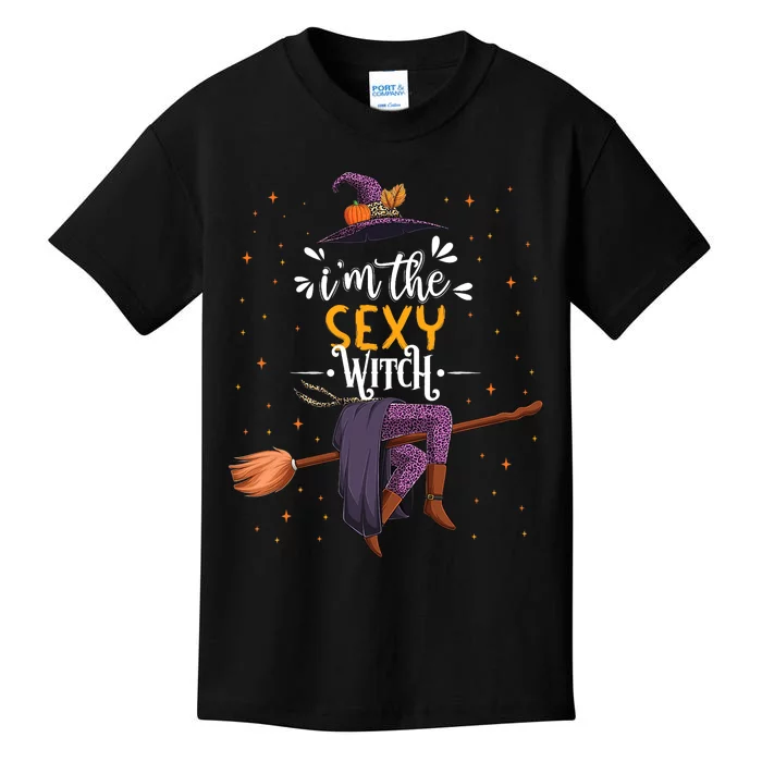 Im The Sexy Witch Halloween Matching Group Costume Kids T-Shirt