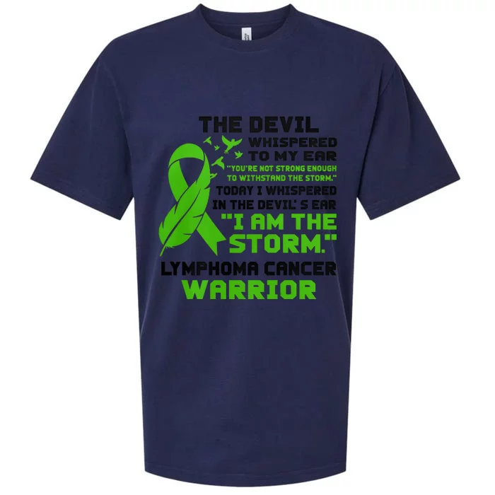 IM The Storm Lymphoma Cancer Awareness Sueded Cloud Jersey T-Shirt