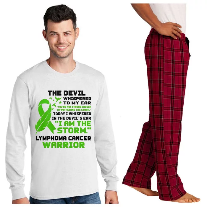 IM The Storm Lymphoma Cancer Awareness Long Sleeve Pajama Set