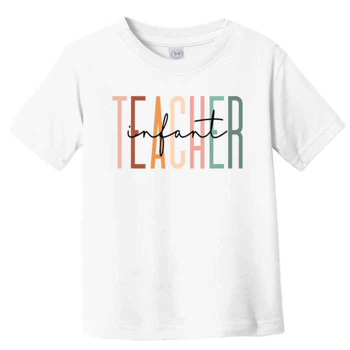 Infant Teacher Squad Early Childhood Teacher Childcare Toddler T-Shirt