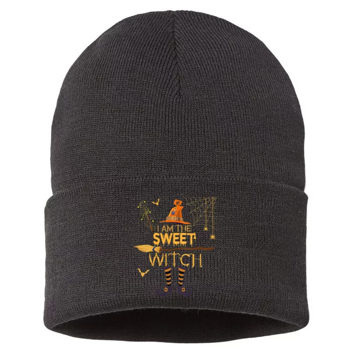 Im The Sweet Witch Matching Halloween Group Costume Sustainable Knit Beanie