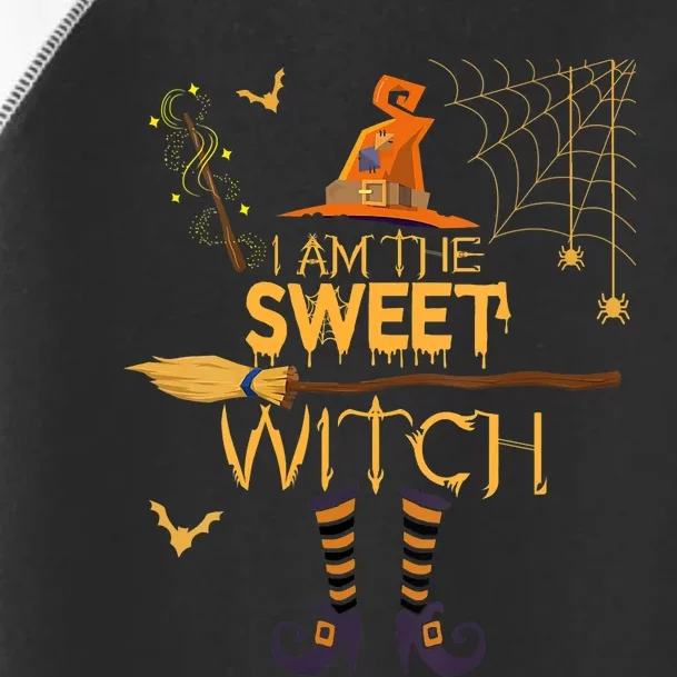 Im The Sweet Witch Matching Halloween Group Costume Toddler Fine Jersey T-Shirt