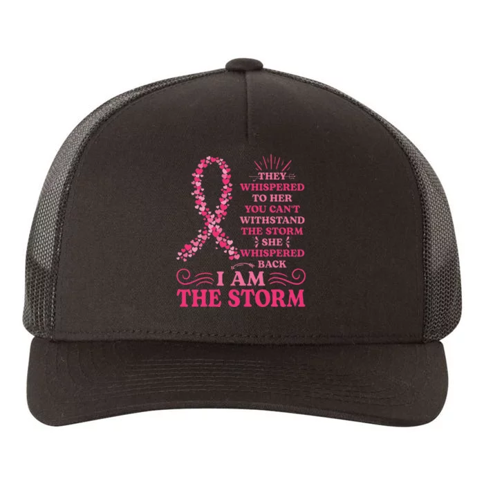 I'm The Storm Warrior Pink Ribbon  Breast Cancer Yupoong Adult 5-Panel Trucker Hat