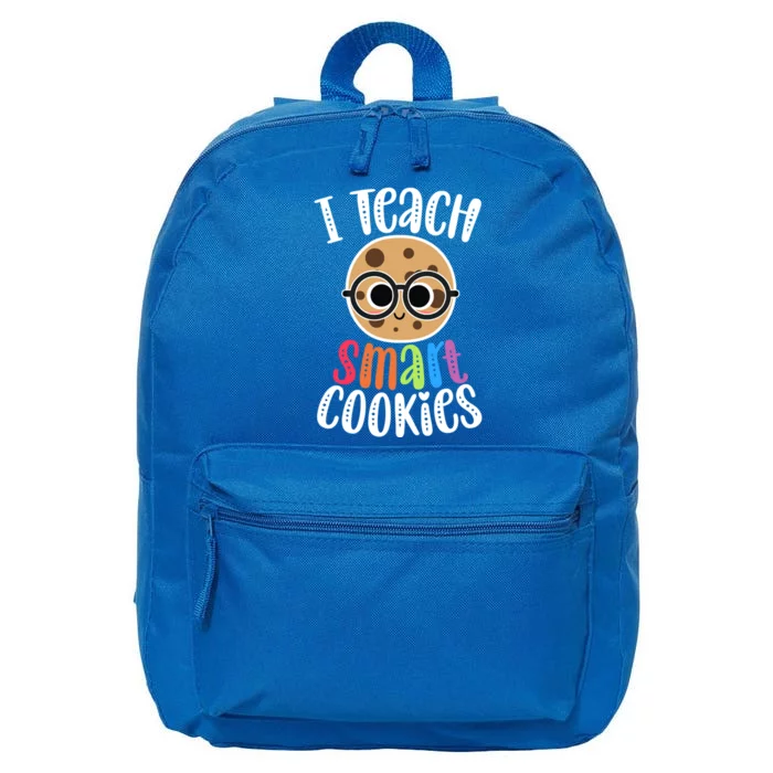 I Teach Smart Cookies Funny Cute Back To School Teacher Gift 16 in Basic Backpack