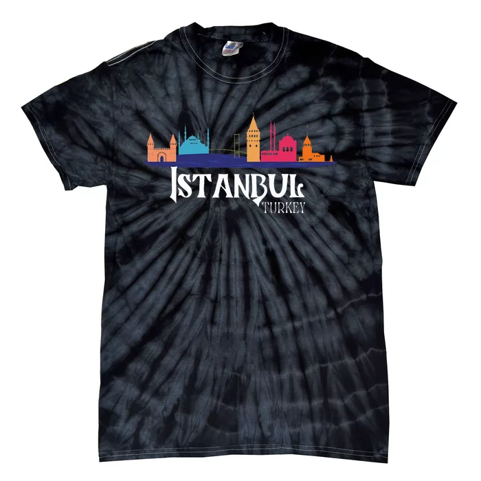 Istanbul Turkey Souvenir Tie-Dye T-Shirt