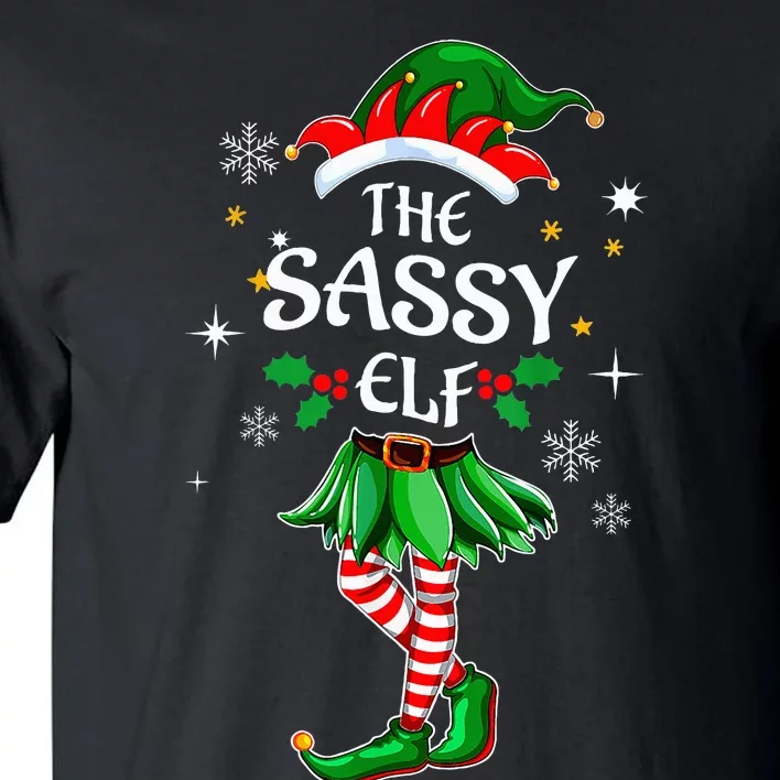 I'm The Sassy Elf Cute Family Christmas Matching Tall T-Shirt