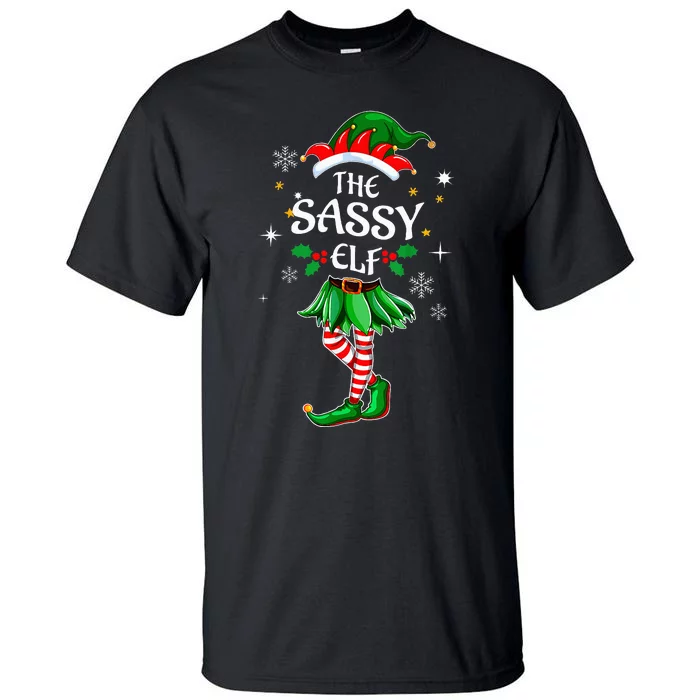 I'm The Sassy Elf Cute Family Christmas Matching Tall T-Shirt