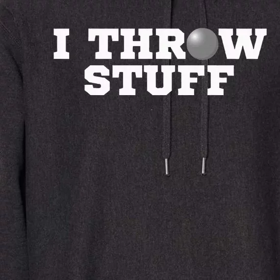 I Throw Stuff Shot Put Athlete Throwing Premium Hoodie