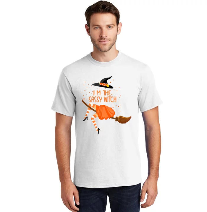 Im The Sassy Witch Halloween Matching Group Costume Tall T-Shirt