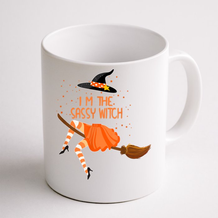 Im The Sassy Witch Halloween Matching Group Costume Front & Back Coffee Mug