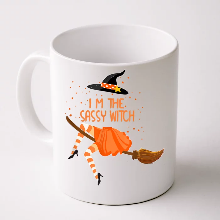 Im The Sassy Witch Halloween Matching Group Costume Front & Back Coffee Mug