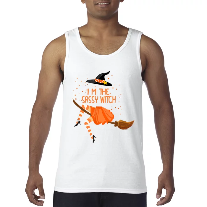 Im The Sassy Witch Halloween Matching Group Costume Tank Top