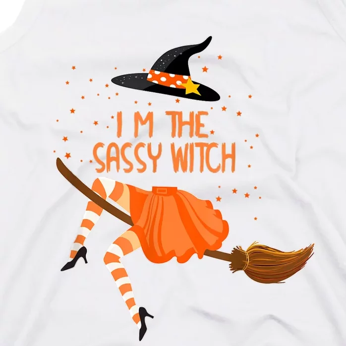 Im The Sassy Witch Halloween Matching Group Costume Tank Top