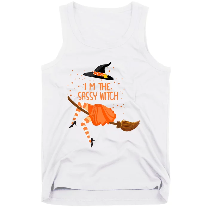 Im The Sassy Witch Halloween Matching Group Costume Tank Top