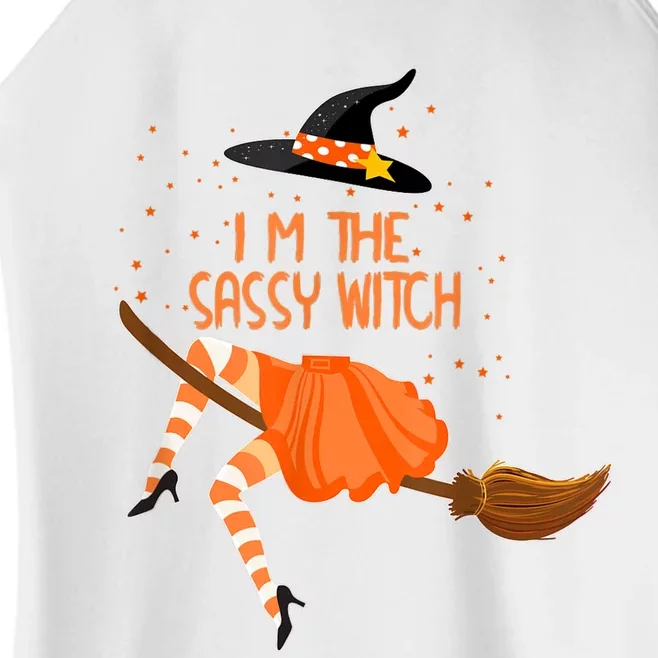 Im The Sassy Witch Halloween Matching Group Costume Women’s Perfect Tri Rocker Tank