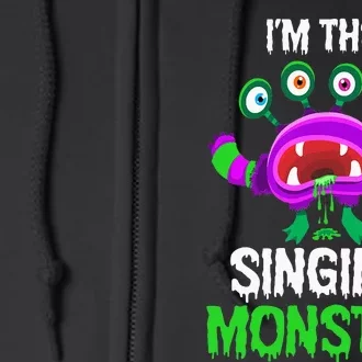 Im The Singing Monster Matching Family Halloween Full Zip Hoodie