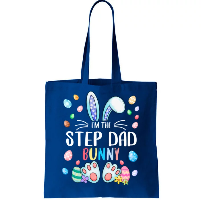 I'm The Step Dad Bunny Ears Easter Day Family Matching Great Gift Tote Bag