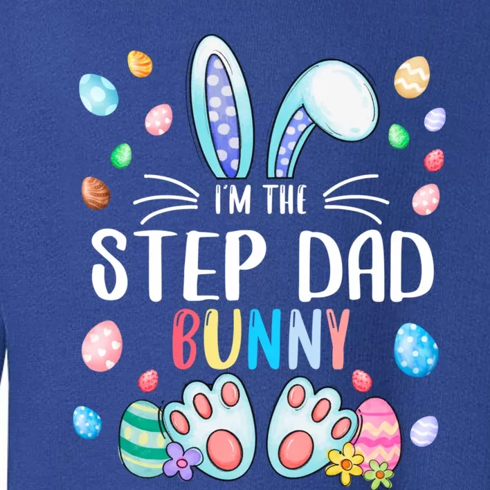 I'm The Step Dad Bunny Ears Easter Day Family Matching Great Gift Toddler Sweatshirt