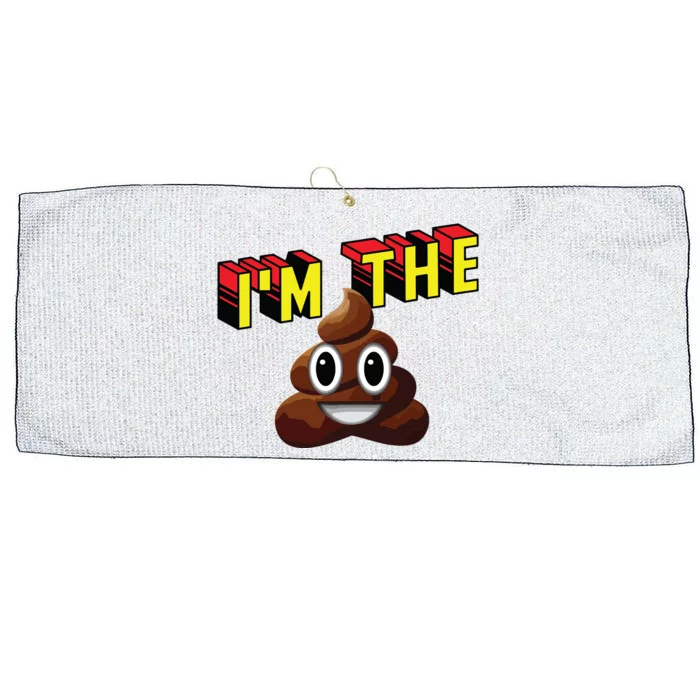 Im The Shit Funny Design Large Microfiber Waffle Golf Towel