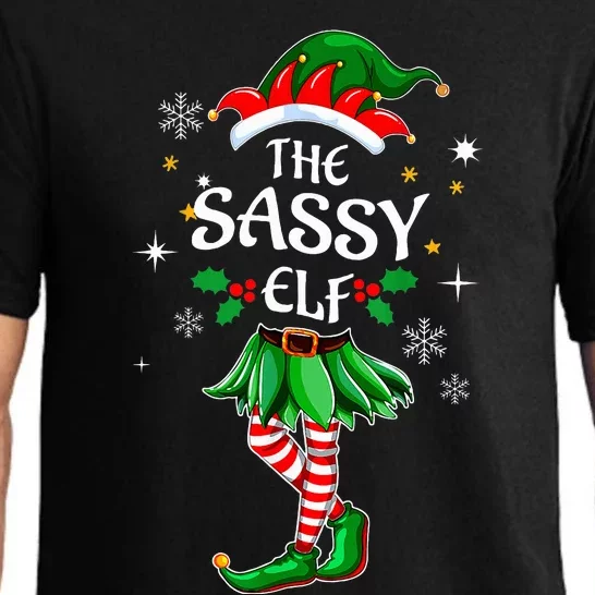 I'm The Sassy Elf Cute Family xmas Matching Pajama Set