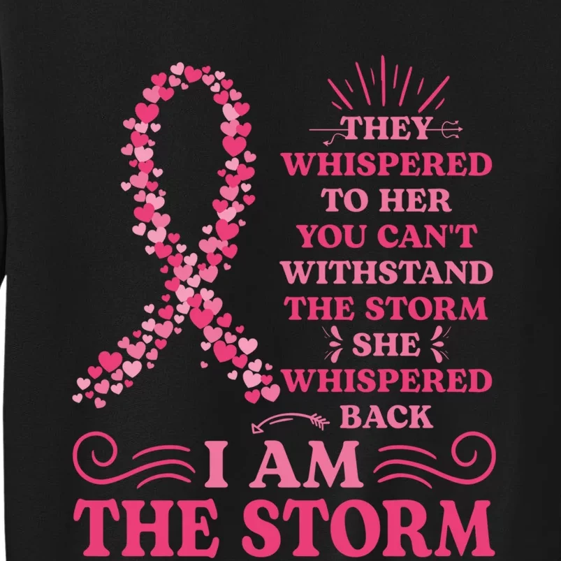 I'm The Storm Warrior Pink Ribbon Women Breast Cancer Sweatshirt