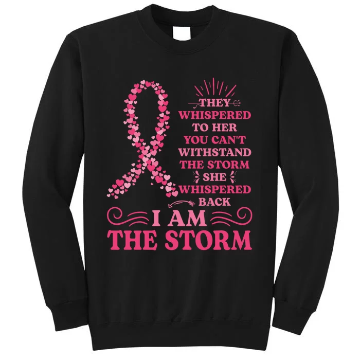 I'm The Storm Warrior Pink Ribbon Women Breast Cancer Sweatshirt