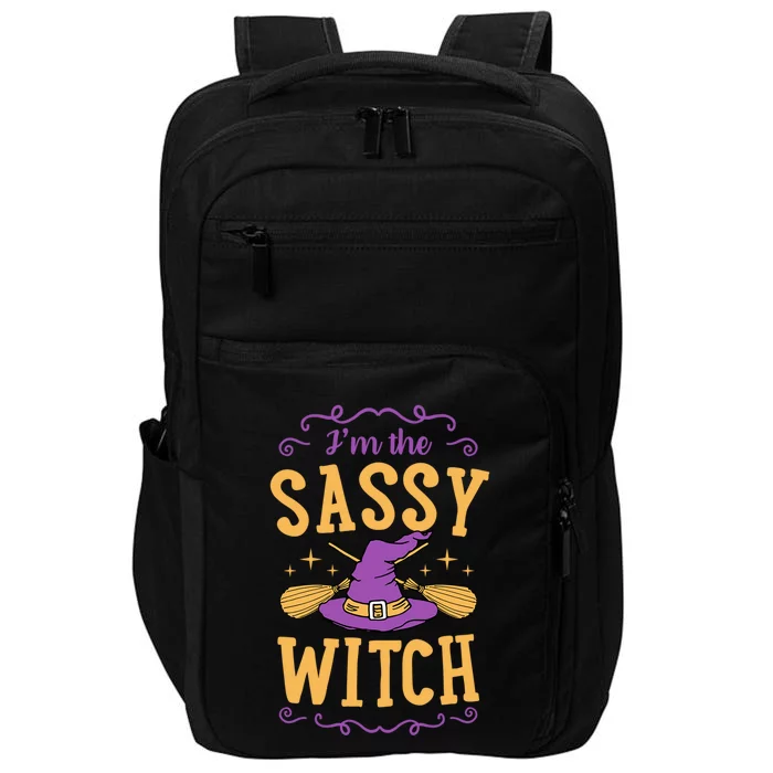 IM The Sassy Witch Funny Cute Matching Witchy Halloween Gift Impact Tech Backpack