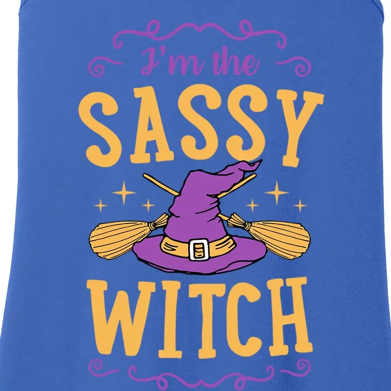 IM The Sassy Witch Funny Cute Matching Witchy Halloween Gift Ladies Essential Tank