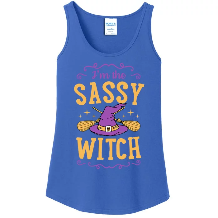 IM The Sassy Witch Funny Cute Matching Witchy Halloween Gift Ladies Essential Tank