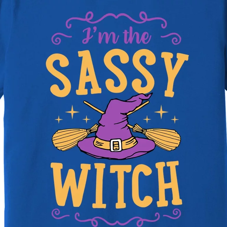 IM The Sassy Witch Funny Cute Matching Witchy Halloween Gift Premium T-Shirt