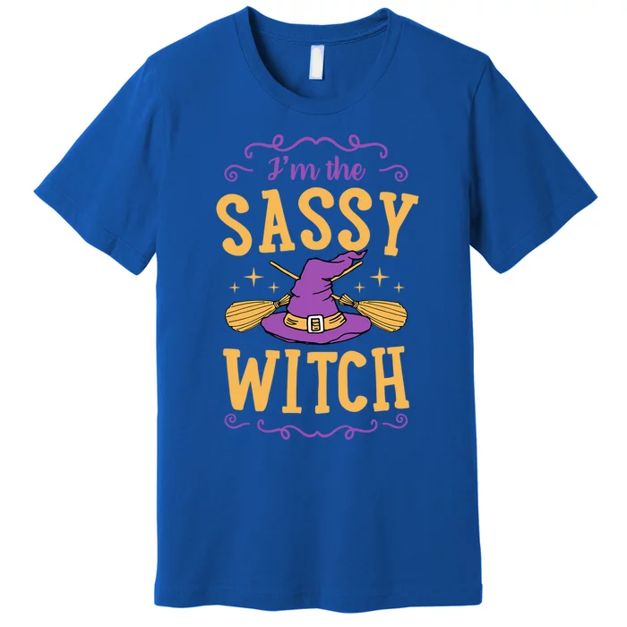 IM The Sassy Witch Funny Cute Matching Witchy Halloween Gift Premium T-Shirt