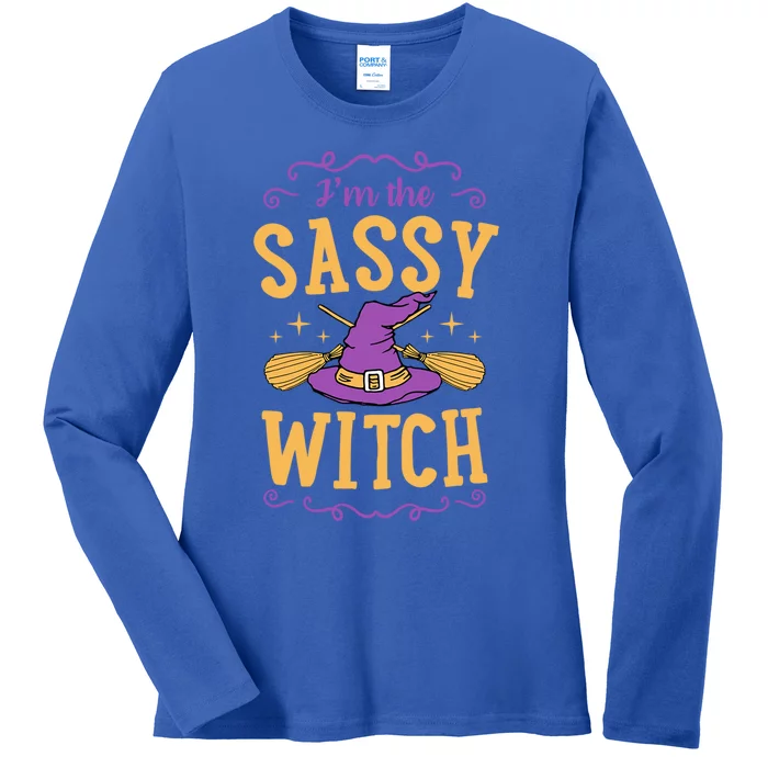 IM The Sassy Witch Funny Cute Matching Witchy Halloween Gift Ladies Long Sleeve Shirt