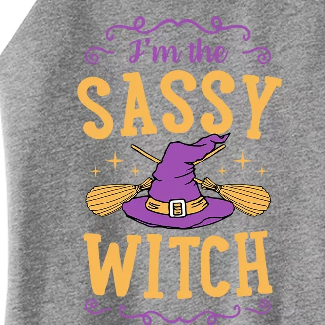 IM The Sassy Witch Funny Cute Matching Witchy Halloween Gift Women’s Perfect Tri Rocker Tank