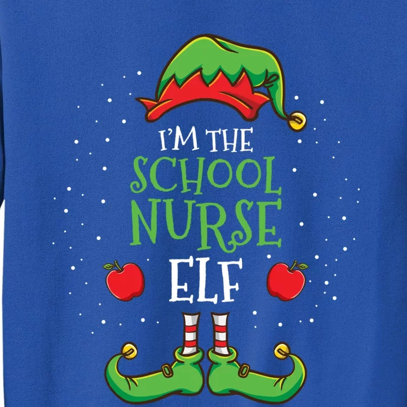 Im The School Nurse Elf Christmas Cute Gift Tall Sweatshirt