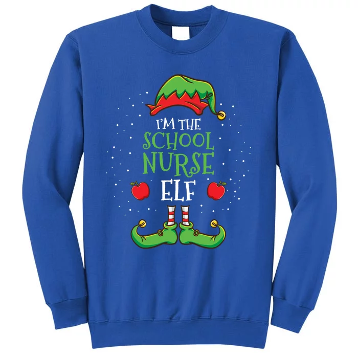 Im The School Nurse Elf Christmas Cute Gift Tall Sweatshirt